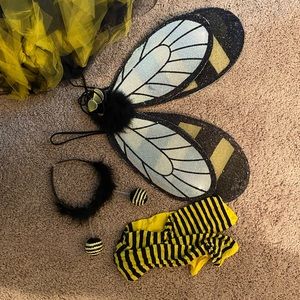 Ladies bumble bee accessory costume set